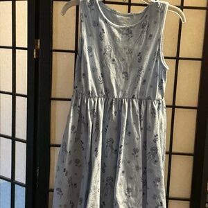 Disney Frozen 2 Elsa floral print light blue dress